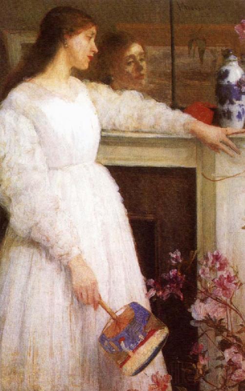James Abbott McNeil Whistler The Little white Girl Norge oil painting art